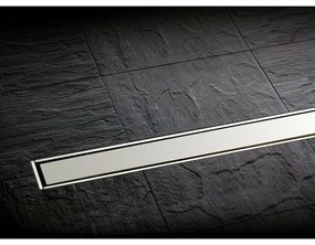 Set rigola pentru dus Kessel Linearis Compact plus capac inox faiantabil 65 cm