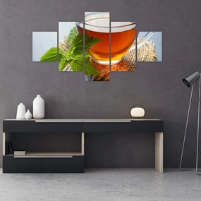 Tablou cu ceașca cu ceai (125x70 cm), în 40 de alte dimensiuni noi