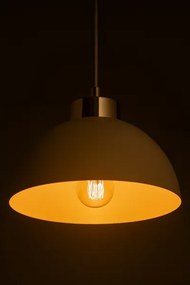 BRILAGI - Lustru suspendat pe cablu MOON 1xE27/60W/230V Ø 18 cm, bej/auriu