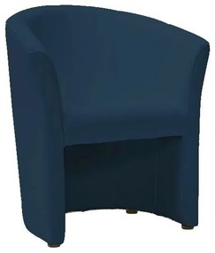 Fotoliu TM-1 piele ecologica bleumarin/wenge EK13