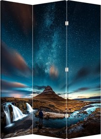 Paravan - Calea lactee alabastră (126x170 cm)