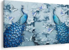 Tablou cu păuni (90x60 cm)