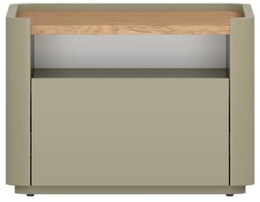 Noptieră Elivo 50 cm cu sertar - eucalipt / stejar baltic dune