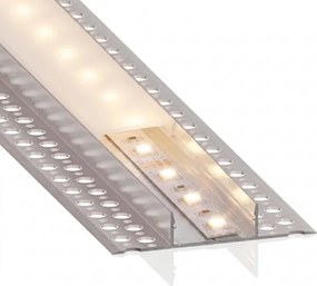 Set 1x bandă LED cu senzor FLEX LED/3,6 W/4xAA 2 m + 2x profil încastrat de 1 m