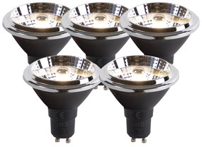 Set de 5 becuri LED GU10 AR70 6W 380lm 3000K