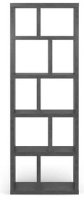 Bibliotecă gri cu aspect de beton 70x198 cm Berlin – TemaHome