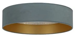 Plafonieră LED VELVET STAR LED/24W/230V d. 40 cm  verde-mentă/aurie Brilagi