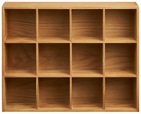 Raft în culoare naturală etajat cu aspect de lemn de stejar 11 cm Soria – House Nordic