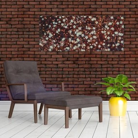 Tablou cu floare de nu mă uita (120x50 cm)