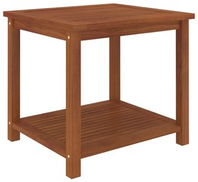 Masă laterală, 45x45x45 cm, lemn solid de salcâm