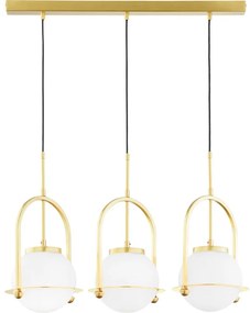 Jupiter 1917 - Lustră suspendată pe cablu ROSSO 3xE27/15W/230V aurie