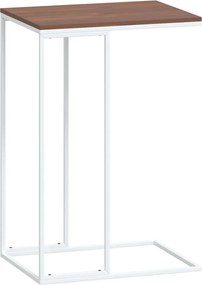 vidaXL Masă laterală, alb, 40x30x59 cm, lemn compozit