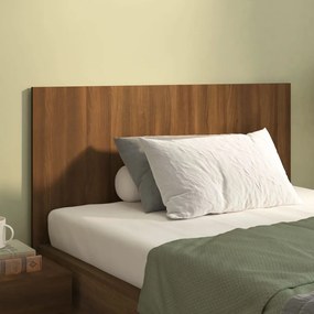 Tablie de pat, stejar maro, 120x1,5x80 cm, lemn compozit Stejar brun, 1