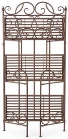 Raft pentru exterior maro din metal, 57x28 cm, Melanie Bizzotto
