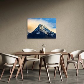 Tablou pe sticlă cu munții înzăpeziți, Nepal (70x50 cm)