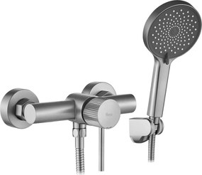 Baterie de duș REA Lungo Stripe BRUSH NICKEL