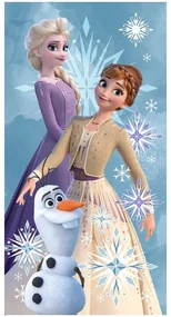 Disney Regatul de gheață Olaf and the Sisters prosop de baie, prosop de plajă 70x140 cm