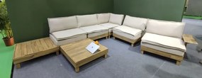 Măsuță de cafea pentru exterior din lemn de acacia, design natur, "Outek"