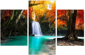 Tablou - Laguna de Smarald (90x60 cm)