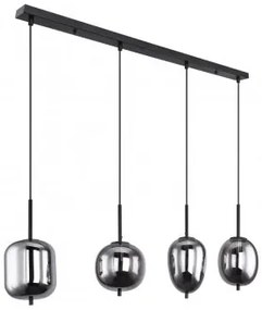 Suspensie moderna 4 becuri E14 Blacky 15345-4 Globo