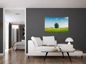 Tablu - Copac în luncă (90x60 cm)