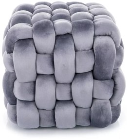 Taburet Faris velvet gri Tap.252