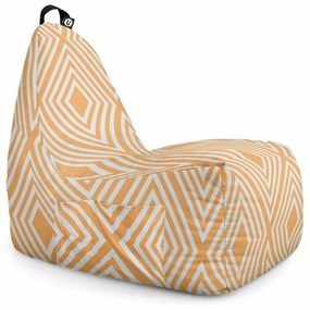 Fotoliu Puf Bean Bag tip Chill XL, Diamond Orange