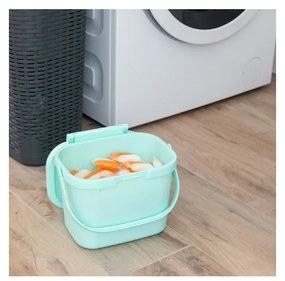 Recipient pentru deșeuri compostabile cu capac Addis, 24,5 x 18,5 x 19 cm, gri închis