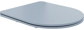 Mexen deska cu cădere lentă slim, duroplast, gri-albastru mat - 39740069
