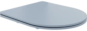 Mexen deska cu cădere lentă slim, duroplast, gri-albastru mat - 39740069