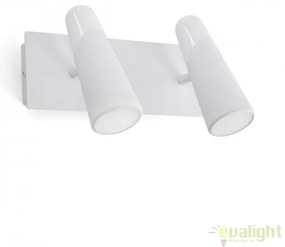 Aplica perete LED moderna cu 2 spoturi LAO alb 29042