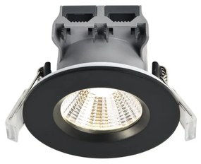 Set de 3 spoturi incastrabile baie LED dimabil Fremont 3-Kit IP65 2700K negru