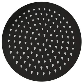 Cap de dus Rea 25cm negru mat