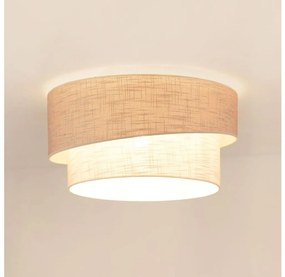 Plafonieră Brilagi DOVER SHINE 1xE27/15W/230V d. 50 cm gri/crem