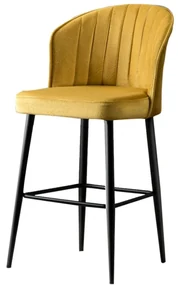 Set de scaune de bar Rubi Yellow, 4 buc., 4 buc