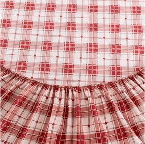 Cearsaf din microfibra TARTAN HEART colorat 90x200 cm