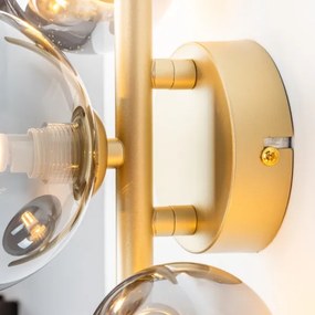 Aplică LED Brilagi MILLA 3xG9/3W/230V auriu/fumuriu