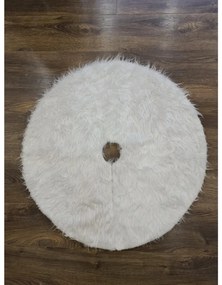 Covor alb sub brad 122cm