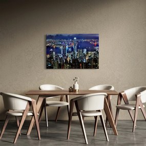 Tablou orașului nocturn (90x60 cm)