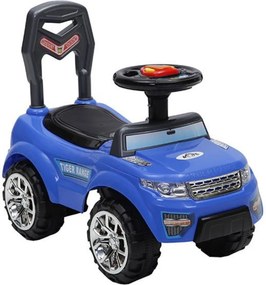 Masinuta cu functie de trotineta fara pedale NOVOKIDS™ Tiger Rider , Cu melodii si lumini, maxim 20 kg , Pentru interior si exterior, Model Offroad,