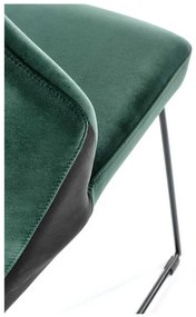 Scaun de bucătărie Vera, verde închis