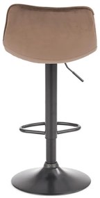 Scaun de bar H95 velvet bej
