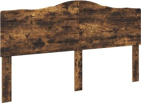 vidaXL Tăblie cap Stejar fumuriu 200 cm Lemn compozit