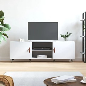 829068 vidaXL Comodă TV, alb, 150x30x50 cm, lemn compozit