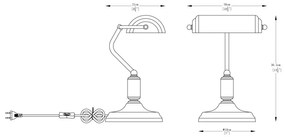 Veioza / Lampa de masa moderna stil retro ROMA