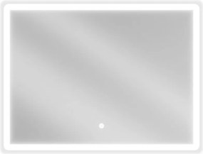 Mexen Navia oglindă de baie iluminată 80 x 60 cm, LED 6000K, anti-aburire - 9803-080-060-611-00