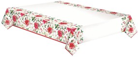 Crăciun Poinsettia fata de masă de hârtie 120x180 cm