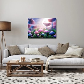 Tablou - Ciuperci sub lună plină (70x50 cm)