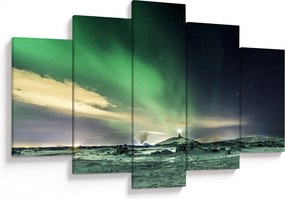 Tablou cu Aurora Borealis (150x105 cm)