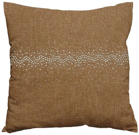 Husa de perna decorativa STONY 40x40 cm, maro deschis